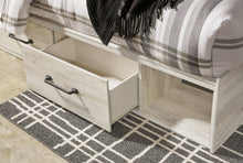 Load image into Gallery viewer, Cambeck Twin Panel Bed with 4 Storage Drawers with Mirrored Dresser and Chest
