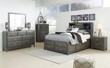 Load image into Gallery viewer, Caitbrook  Storage Bed With 8 Storage Drawers With Dresser
