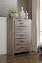 Load image into Gallery viewer, Zelen Full Panel Bed with Mirrored Dresser and Chest
