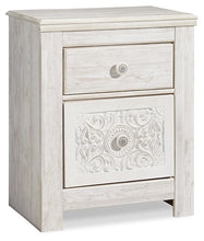 Load image into Gallery viewer, Paxberry Twin Panel Bed with Nightstand
