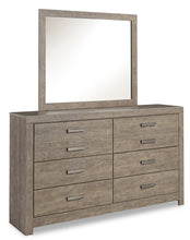 Load image into Gallery viewer, Culverbach Full Panel Bed with Mirrored Dresser and Chest
