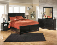 Load image into Gallery viewer, Maribel Full Panel Bed with Mirrored Dresser and 2 Nightstands
