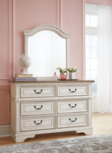 Load image into Gallery viewer, Realyn Twin Panel Bed with Mirrored Dresser and Chest
