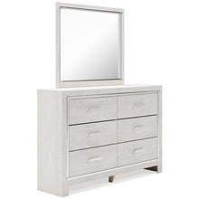 Load image into Gallery viewer, Altyra Queen Bookcase Headboard with Mirrored Dresser, Chest and 2 Nightstands
