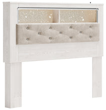 Load image into Gallery viewer, Altyra Queen Bookcase Headboard with Mirrored Dresser, Chest and 2 Nightstands
