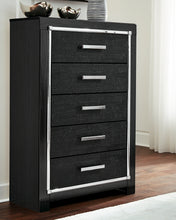 Load image into Gallery viewer, Kaydell Queen Upholstered Panel Headboard with Mirrored Dresser, Chest and Nightstand
