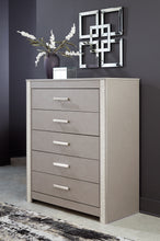 Load image into Gallery viewer, Surancha Full Panel Bed with Mirrored Dresser, Chest and 2 Nightstands
