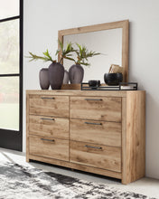 Load image into Gallery viewer, Hyanna Twin Panel Bed with Mirrored Dresser
