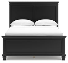 Load image into Gallery viewer, Lanolee Full Panel Bed with Mirrored Dresser, Chest and 2 Nightstands
