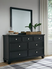 Load image into Gallery viewer, Lanolee Twin Panel Bed with Mirrored Dresser, Chest and 2 Nightstands
