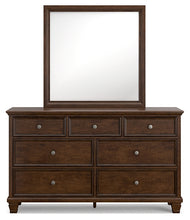 Load image into Gallery viewer, Danabrin Full Panel Bed with Mirrored Dresser
