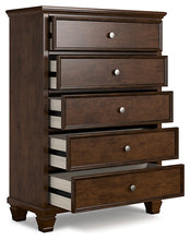 Load image into Gallery viewer, Danabrin Full Panel Bed with Mirrored Dresser, Chest and 2 Nightstands
