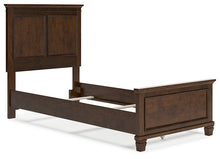 Load image into Gallery viewer, Danabrin Twin Panel Bed with Mirrored Dresser
