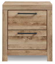 Load image into Gallery viewer, Hyanna Full Panel Headboard with Mirrored Dresser and Nightstand
