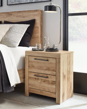 Load image into Gallery viewer, Hyanna Twin Panel Headboard with Mirrored Dresser, Chest and Nightstand
