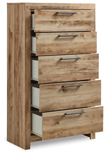 Load image into Gallery viewer, Hyanna Twin Panel Bed with Storage with Mirrored Dresser, Chest and 2 Nightstands
