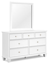 Load image into Gallery viewer, Fortman Twin Panel Bed with Mirrored Dresser and 2 Nightstands
