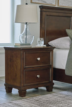 Load image into Gallery viewer, Danabrin Twin Panel Bed with Mirrored Dresser and 2 Nightstands
