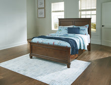 Load image into Gallery viewer, Danabrin Full Panel Bed with Mirrored Dresser and 2 Nightstands
