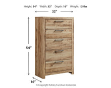 Load image into Gallery viewer, Hyanna Twin Panel Headboard with Mirrored Dresser and Chest
