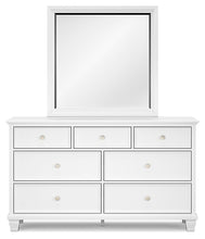 Load image into Gallery viewer, Fortman Full Panel Bed with Mirrored Dresser and Nightstand
