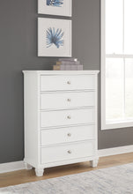 Load image into Gallery viewer, Fortman Twin Panel Bed with Mirrored Dresser and Chest
