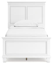 Load image into Gallery viewer, Fortman Twin Panel Bed with Mirrored Dresser and Chest
