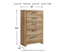 Load image into Gallery viewer, Hyanna King Panel Storage Bed with Mirrored Dresser and Chest
