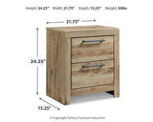 Load image into Gallery viewer, Hyanna Twin Panel Bed with Storage with Mirrored Dresser and Nightstand
