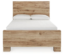 Load image into Gallery viewer, Hyanna Full Panel Bed with Storage with Mirrored Dresser and 2 Nightstands
