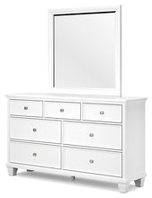 Load image into Gallery viewer, Fortman Queen Panel Bed with Mirrored Dresser and Chest
