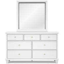 Load image into Gallery viewer, Fortman Queen Panel Bed with Mirrored Dresser and Chest
