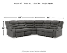 Load image into Gallery viewer, Partymate 2-Piece Sectional with Recliner
