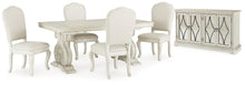 Load image into Gallery viewer, Arlendyne Dining Table and 4 Chairs with Storage
